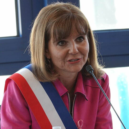 Valérie Biegalski, maire de Noyelles-Godault