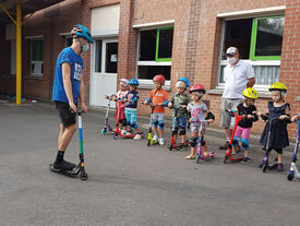 Initiation à la trottinette